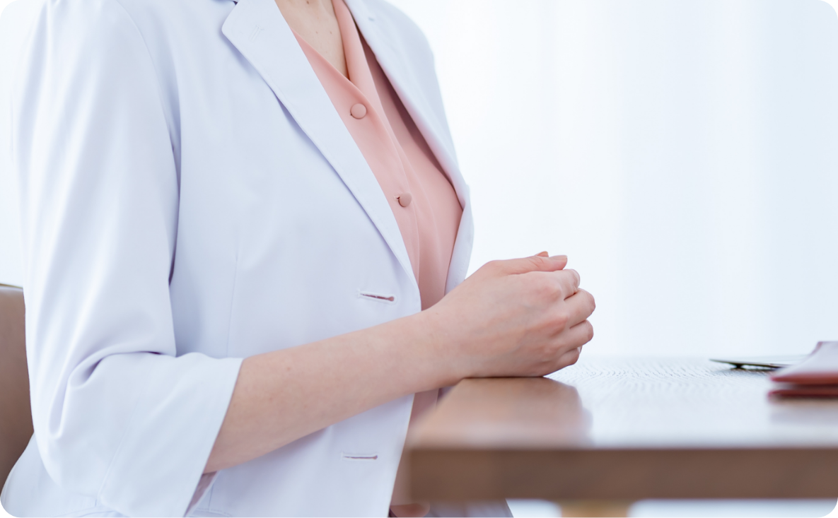 経験豊富な女性医師が診療