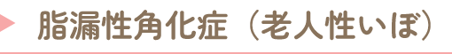脂漏性角化症(老人性いぼ)